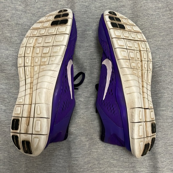 Nike Free Purple size 7.5 running shoe sneaker - Picture 4 of 4